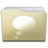 beige folder chats Icon